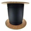 Swe-Tech 3C 2 Strand Indoor/Outdoor Fiber Optic Cable, OS2 9/125 Singlemode, Corning, Black, Riser Rated, 1000ft FWT10F3-002NH